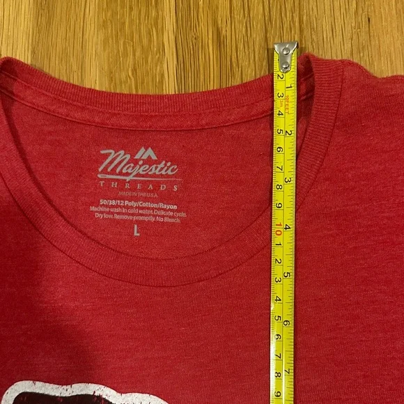 *last chance* Majestic Threads | Women’s Red Kansas City Chiefs T-Shirt - Picture 6 of 15